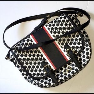 C. Wonder Black / White / Red Crossbody Bag